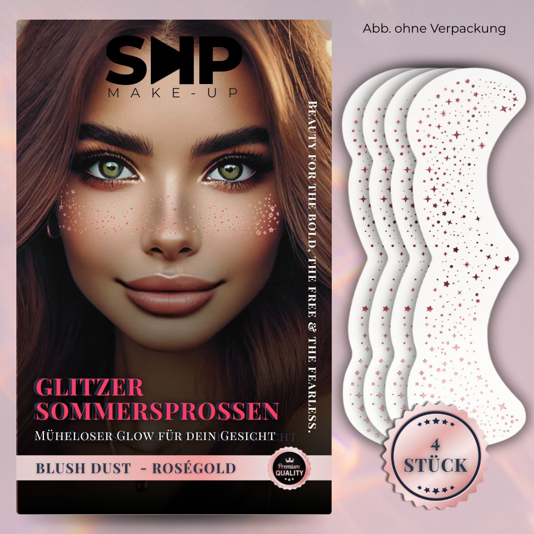 Blush Dust (Roségold Glitzer Freckles)