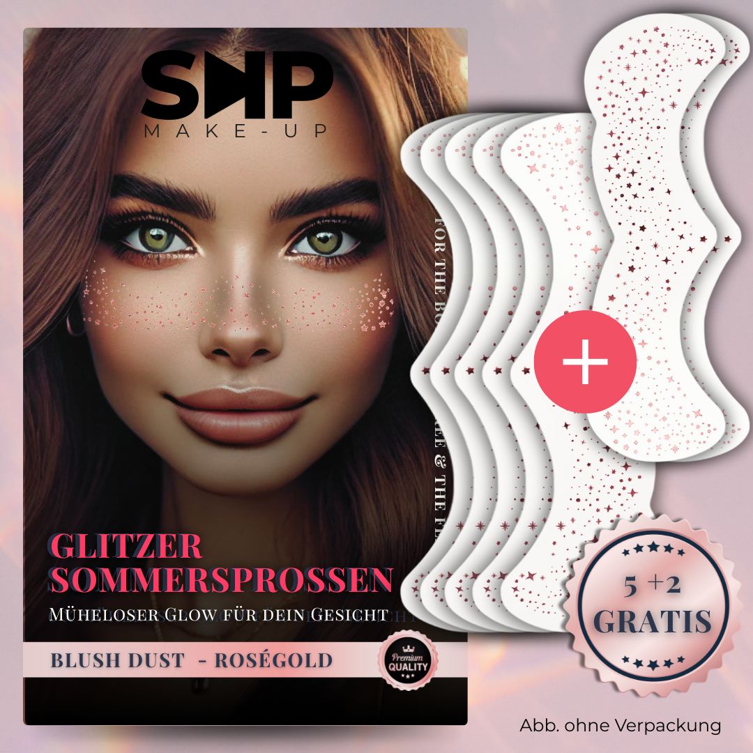 Blush Dust (Roségold Glitzer Freckles)